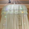 thumbnail image 4 of Polyester Mesh Hung Dome Mosquito Net Bed Canopy Princess Decor Fits Crib Twin Double Full Queen Bed, 4 of 6
