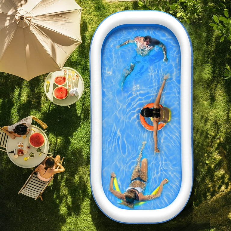 TaoTronics Inflatable Swimming Pools, 120'' x 72'' x 20