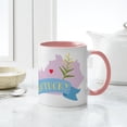 thumbnail image 6 of CafePress - Kentucky State Outline Goldenrod Flower Mugs - 11 oz Ceramic Mug - Novelty Coffee Tea Cup, 6 of 6