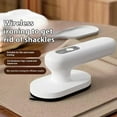 thumbnail image 3 of Portable Cordless Iron, USB-C Fast Charge & 60 Mins Runtime, Mini Travel Steamer for Clothes with Fast Heating Home Office Travel Essential, White, 3 of 10