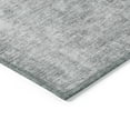 thumbnail image 4 of HomeRoots 580256 3 x 5 ft. Abstract Washable Indoor & Outdoor Rectangle Area Rug, Gray, Silver & Charcoal, 4 of 5