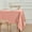 Rose Pink, variant on TOSMO 100% French Linen Tablecloth, Washable Farmhouse Rectangle Table Cloth for Kitchen, Dining, Party, Cocktail, Indoor and Outdoor Daily Use(52''x70'',Rose Pink)