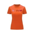 thumbnail image 2 of Playera Blusa Con Estampado De Corazones Ropa Para Mujer Color Anaranjado Talla Mediana Marca Emil SaEs, 2 of 4