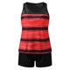 thumbnail image 4 of WILLBEST Traje de Baño Para Mujer, 2 Piezas, Trajes de Baño Para Mujer Con Pantalones Cortos, Trajes de Baño Deportivos de Dos Piezas, Camisetas Sin Mangas Con Espalda Cruzada, Trajes de Baño, 4 of 7