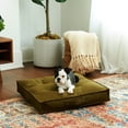 thumbnail image 4 of Happy Hounds Milo Square Tufted Dog Bed, Moss, Small (24 x 24 in.), 4 of 9