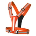 thumbnail image 1 of Gilet Réfléchissant à DEL Rechargeable à Double Bandes, Équipement de Course Élastique pour Orange, 1 of 8