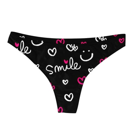 

TOTO Panties For Women Floral Print Valentine S Day Printing Plus Size Boxer Underpants Mid High Waist Underwear Underpants