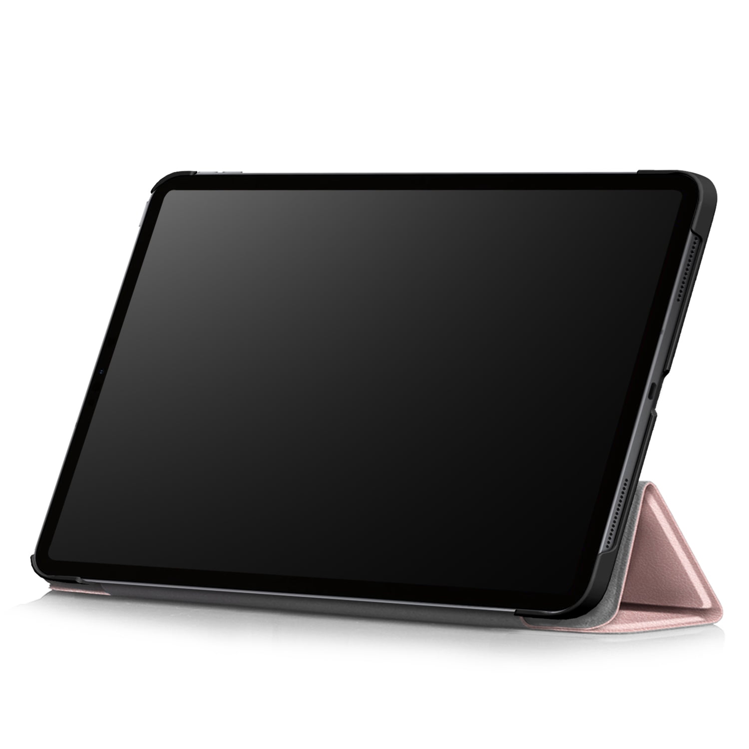 Allytech iPad Pro 11 2020 Case 2nd Generation, Slim Lightweight [Support Apple Pencil Charging] Auto Sleep Wake Trifold Stand Protective Smart Cover Case for Apple iPad Pro 11 Inch 2020 - Rosegold