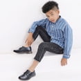 thumbnail image 6 of NCCB Boy's Loafers Boy Dress Shoes Slip-On Shoes Black Size 1, 6 of 6