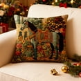 thumbnail image 5 of DefiDgd 18x18inch Embroidered Throw Pillow Cover,Animal Theme Pillowcase,Different Animal Embroidered Pillow Cover for Sofa Couch Bedroom Living Room Home Decor(DD), 5 of 6