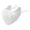 White, variant on GobdXE Solid Adult Summer Breathable Mesh Face Covering Adjustable Ear Loops UV Sun Protection Outdoor Sports Cycling Face Wrap Size:One Size