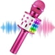 thumbnail image 1 of Micrófono para niños oso de fresa Karaoke inalámbrico Bluetooth rosa, 1 of 6