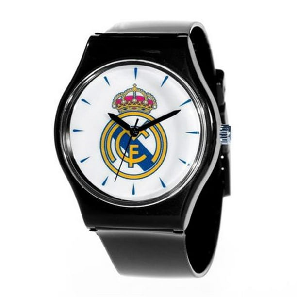 Real Madrid RM38-K Club de Football Slimline Souvenir Montre-Noir