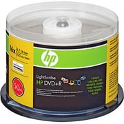 HP 16x Write-Once DVD+R With LightScribe Technology - 50 Pack, Cake Box