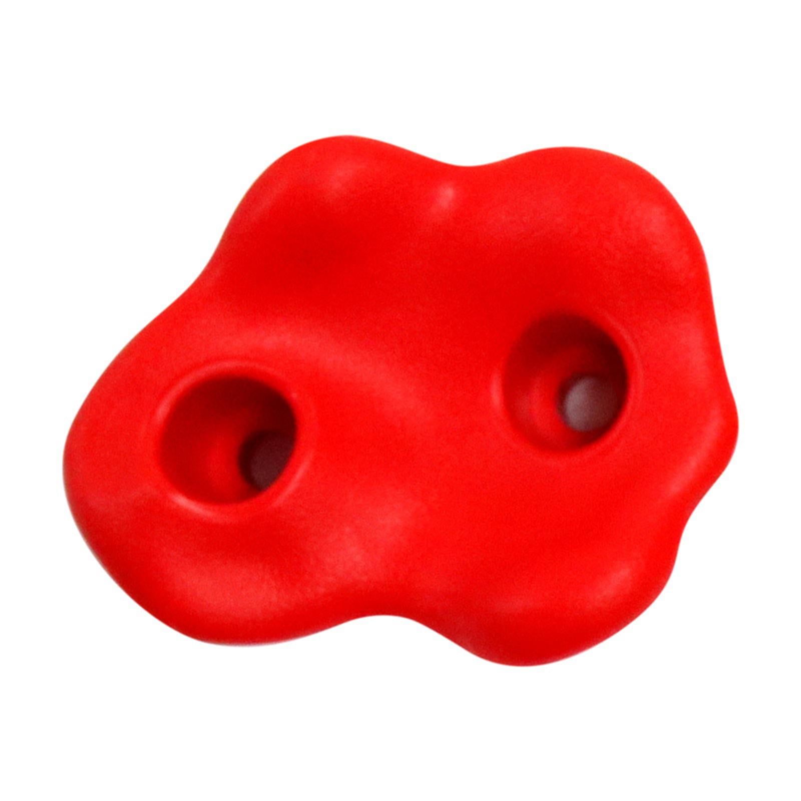 LeeQinersw 12x Coloured Rock Climbing Holds for Outdoor Climbing with Mounting Hardware