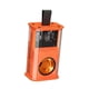 thumbnail image 5 of Altavoces con Sonido Ligero Estéreo Surround Mini Altavoces Transparentes Reproductor Naranja, 5 of 9