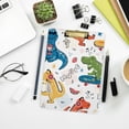 thumbnail image 7 of FMSHPON Music Dinosaur Clipboard Hardboard Wood Nursing Clip Board and Pull for Standard A4 Letter 13x9 inches, 7 of 7