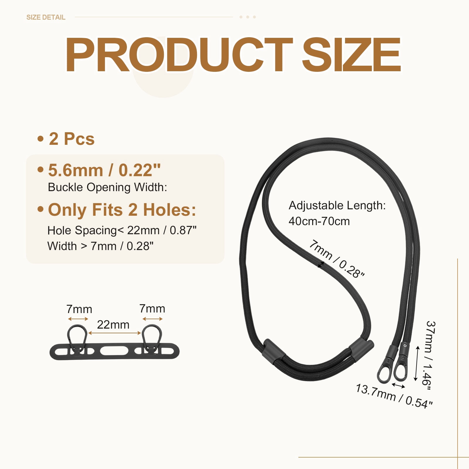 Uxcell 2Set Phone Lanyard (Black) - Adjustable Anti Theft, Phone Strap Crossbody Neck Strap with Tether Tabs Most Smartphones, Fits Travel Essentials