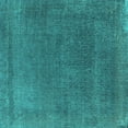thumbnail image 1 of Ahgly Company Indoor Square Oriental Turquoise Blue Industrial Area Rugs, 6' Square, 1 of 4
