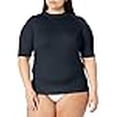 thumbnail image 3 of Kanu Surf womens Plus-size Upf 50+ Active Rashguard & Workout Top Rash Guard Shirt, Slate Grey, 2X US, 3 of 4