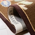 thumbnail image 5 of Safavieh Chelsea Hayleigh Bordered Wool Area Rug, Brown, 6' x 9', 5 of 9