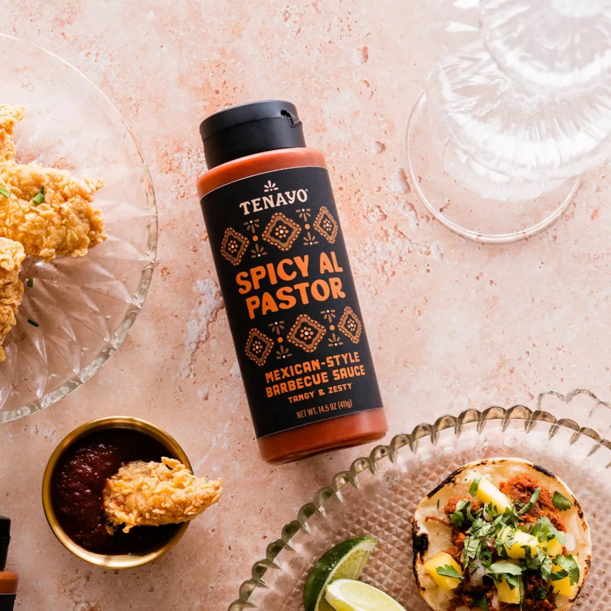 Tenayo Spicy Al Pastor Mexican-Style Barbecue Sauce, 14.5 oz