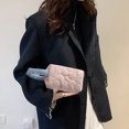 thumbnail image 1 of Bolso de mano acolchado de algodón con estampado de flores para Likrtyny  mujer Mini billetera con cremallera cosido bolso de cosméticos bolso de mano de viaje, 1 of 6