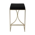 thumbnail image 5 of Butler Specialty Company Natalya 31" Upholstered Bar Stool - Black / Gold, 5 of 7