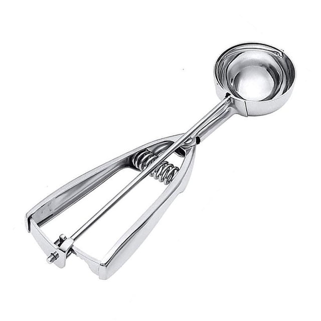 Stainless Steel Ice Cream Potato Cookie Watermelon Scoop Spoon Ergonomic Handle Multipurpose
