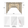 thumbnail image 6 of Yellow Blue Boho Kitchen Swag Valances for Windows, Rustic Southwestern Ethnic Geometric Swag Valances Curtains for Living Room, Rod Pocket Window Treatments for Bathroom, Bedroom, Cafe, 56"x36", 6 of 6