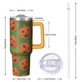 thumbnail image 2 of 40 oz Halloween Gothic Witch Bat Tumbler Insulated Stainless Tumbler, Spooky Pumpkin Coffee Cup Water Bottle, Holiday Gift, 2 of 5
