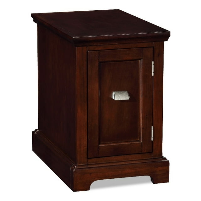 Leick Meuble Table d'Appoint-Support Imprimé en Finition Bois Chocolat Cerisier