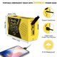 thumbnail image 5 of 2000mAh Emergencia Radio AM FM NOAA Radio portátil con manivela para acampar al aire libre Ndcxsfigh Para estrenar, 5 of 8