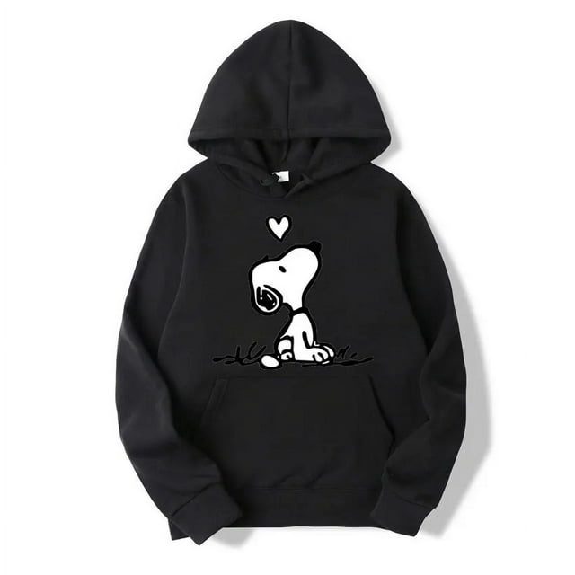 American Cartoon Comics Snoopy Hoodie Women Man Pullover Tops Sweatshirt Clothing