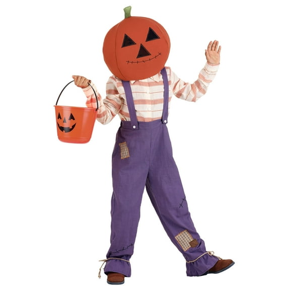 Kid's Pumpkin Scarecrow Costume