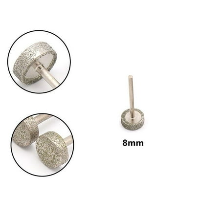 

Leke Cylinder Diamond Burr Drill Bit Set For Carving Engraving Drilling 8-16mm