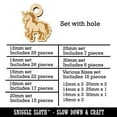 thumbnail image 2 of Elegant Majestic Mythical Unicorn Wood Mini Charms Shapes DIY Craft Jewelry - With Hole - 20mm (15pcs), 2 of 7