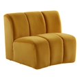 thumbnail image 1 of ACME Ensemble Sectionnel Felicia en Velours Jaune, 1 of 7