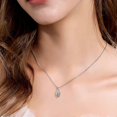 thumbnail image 4 of 1Pc Waterdrop-shape Hollowed-out Pendant with Aroma Ball Pelelith Necklace Creative Neck Chain for Birthday with 5 Cotton Balls and a Pelelith Ball (S, 4 of 4