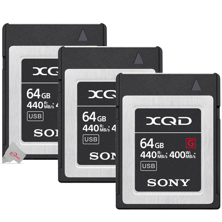 Sony 32GB G Series Up To 440MB/s Read & 400MB/s Write XQD Memory Card 