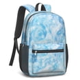 thumbnail image 2 of 17 Inch Lightweight Backpack,PVC Waterproof Oxford Fabric, Ergonomically Designed, with Large Capacity, Frozen Aesthetic Pattern, 2 of 5
