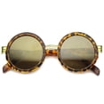 thumbnail image 3 of Unisex Round Sunglasses With UV400 Protected Mirrored Lens 9888, 3 of 4
