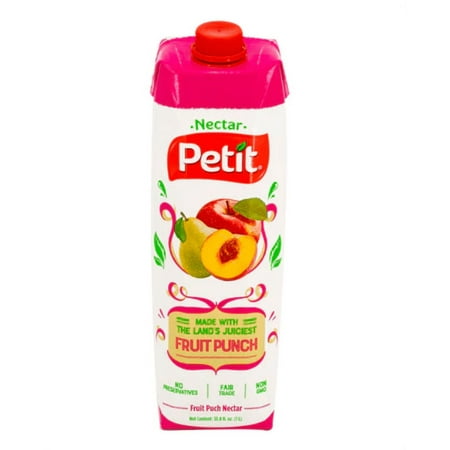 Petit Nectar Fruit Punch 1 Liter, Nectar Juice, Creamy Texture