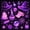 Purple, variant on Erosebridal Gothic Witch Twin Sheets 3pcs,Halloween Black Cat Rose Bedding,Navy Blue,1 Flat Sheet, 1 Fitted Sheet and 1 Pillowcase