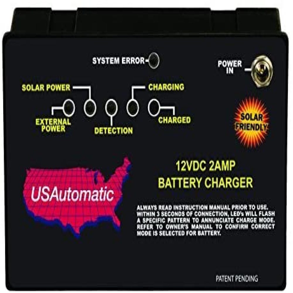 USAutomatic 520007 - Replaced with 520001 - 12VDC 2 Amp Battery Charger Controller by US Automatic