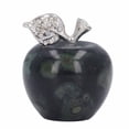 thumbnail image 2 of Estatuilla De Manzana De Cristal, Piedra De Pisapapeles De Manzana De Cristal Multifunción Decorativa Para Decoración De Oficina, 2 of 7