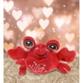 thumbnail image 4 of DolliBu I Love You Baby Soft Plush Red Crab Cute Stuffed Animal with Red Heart and with Name Personalization for Valentine Anniversary Romantic Date Boyfriend or Girlfriend Gift 5 5, 4 of 6