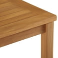 thumbnail image 5 of Modway Upland Modern Solid Wood Outdoor Coffee Table in Natural, 5 of 7