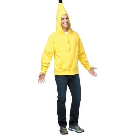 Banana Hoodie Men's Adult Halloween Costume