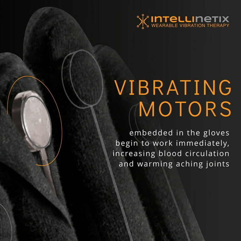 Intellinetix Vibration Therapy Glove, Cotton, Black, Small, 1/PR  (1103806_PR) HSA/FSA Eligible - Walmart.com